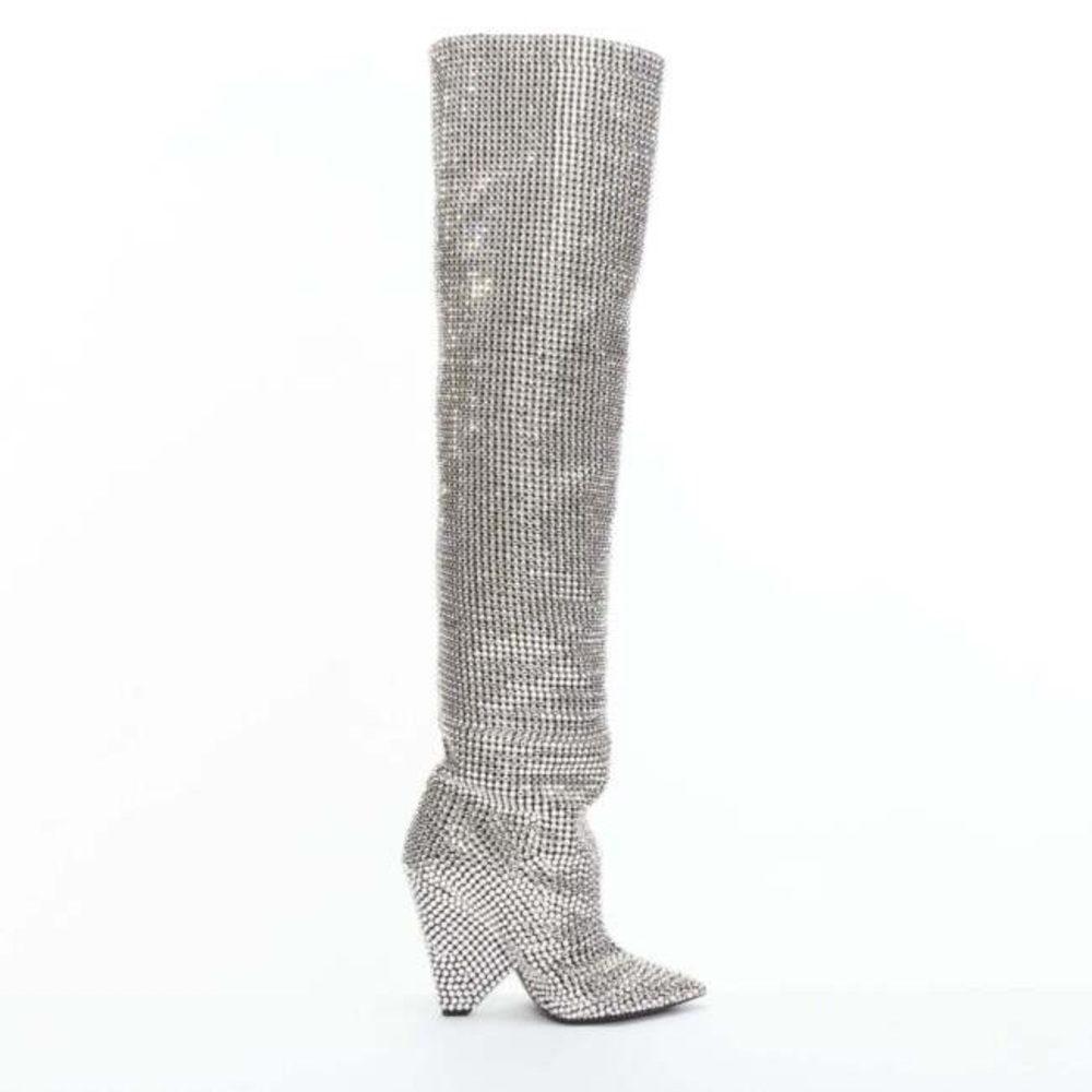 YSL SWAROVSKI CRYSTAL NIKI BOOT